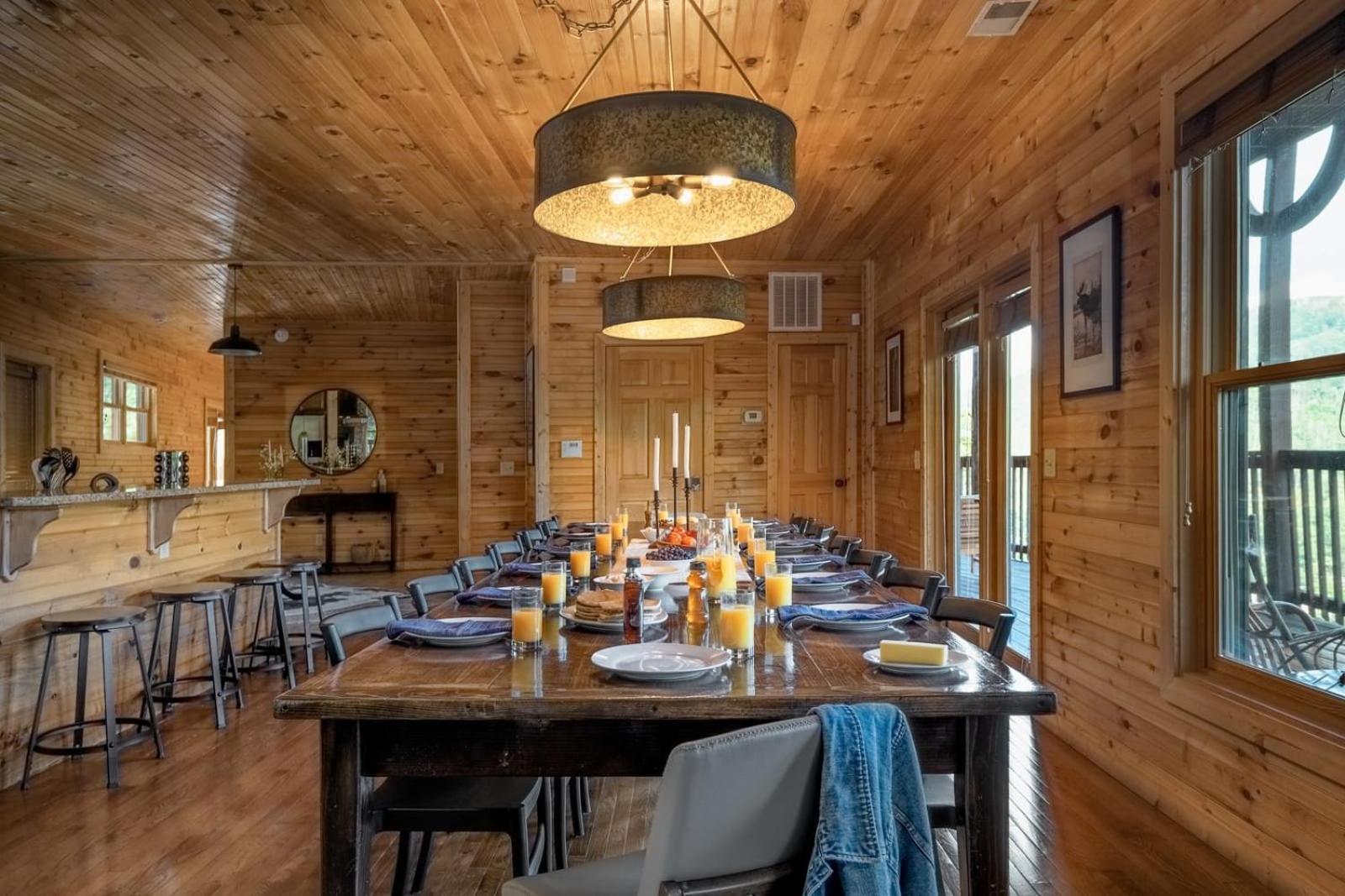 Hickory Ridge By Avantstay Incredible Private Elevated Cabin Sleeps 20 Gatlinburg Bagian luar foto